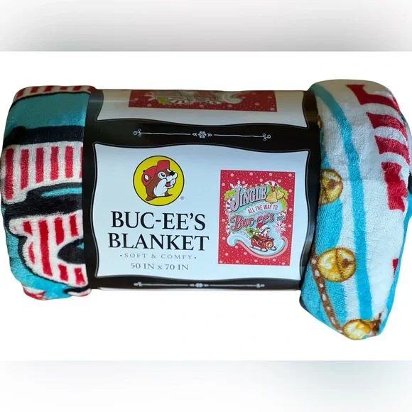 Buc-ee's Soft Holiday 2025 Blanket - Picture 1 of 2